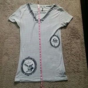 20812 Tshirt dress mini